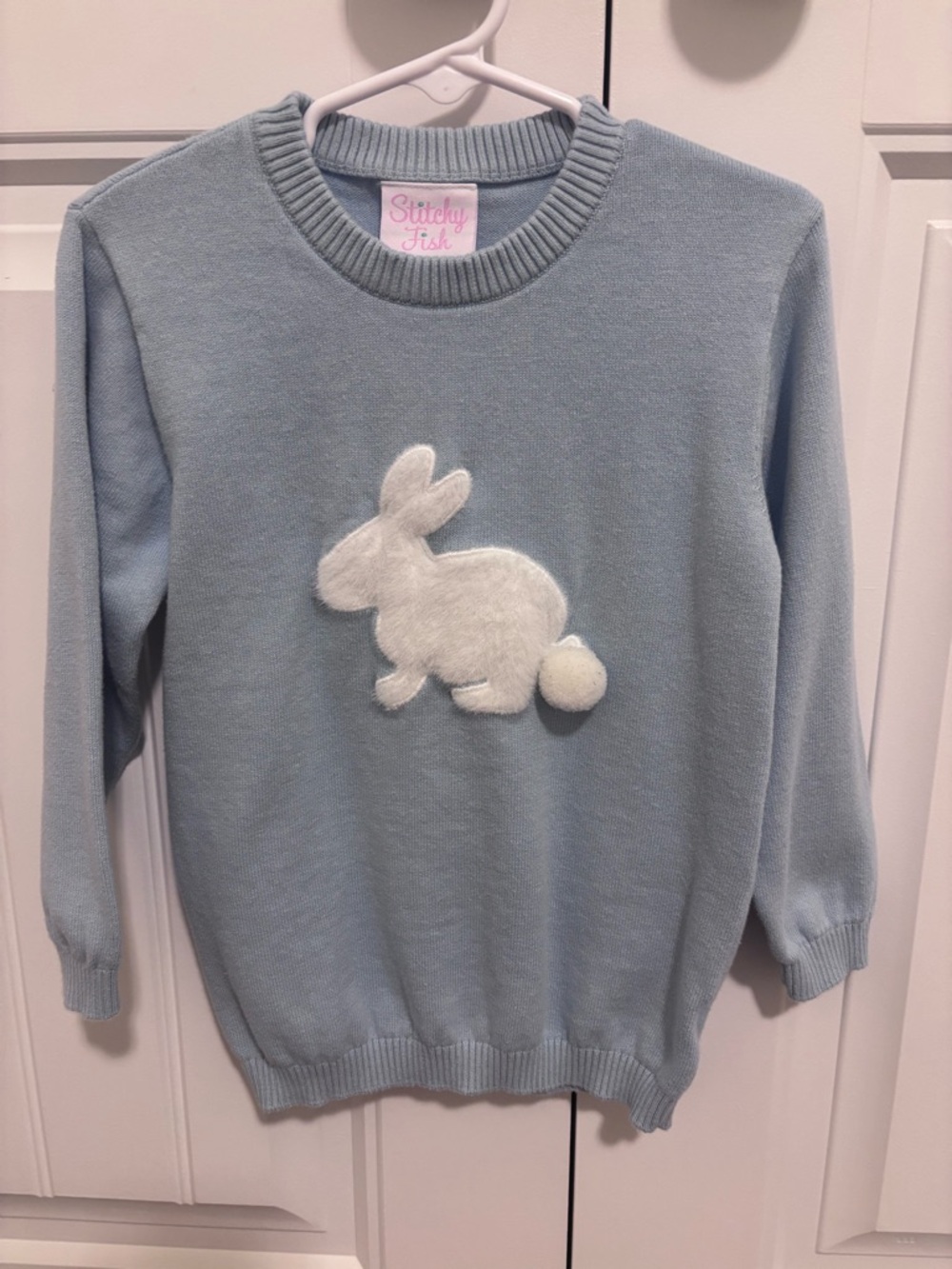 Stichy Fish Light Blue Bunny Sweater